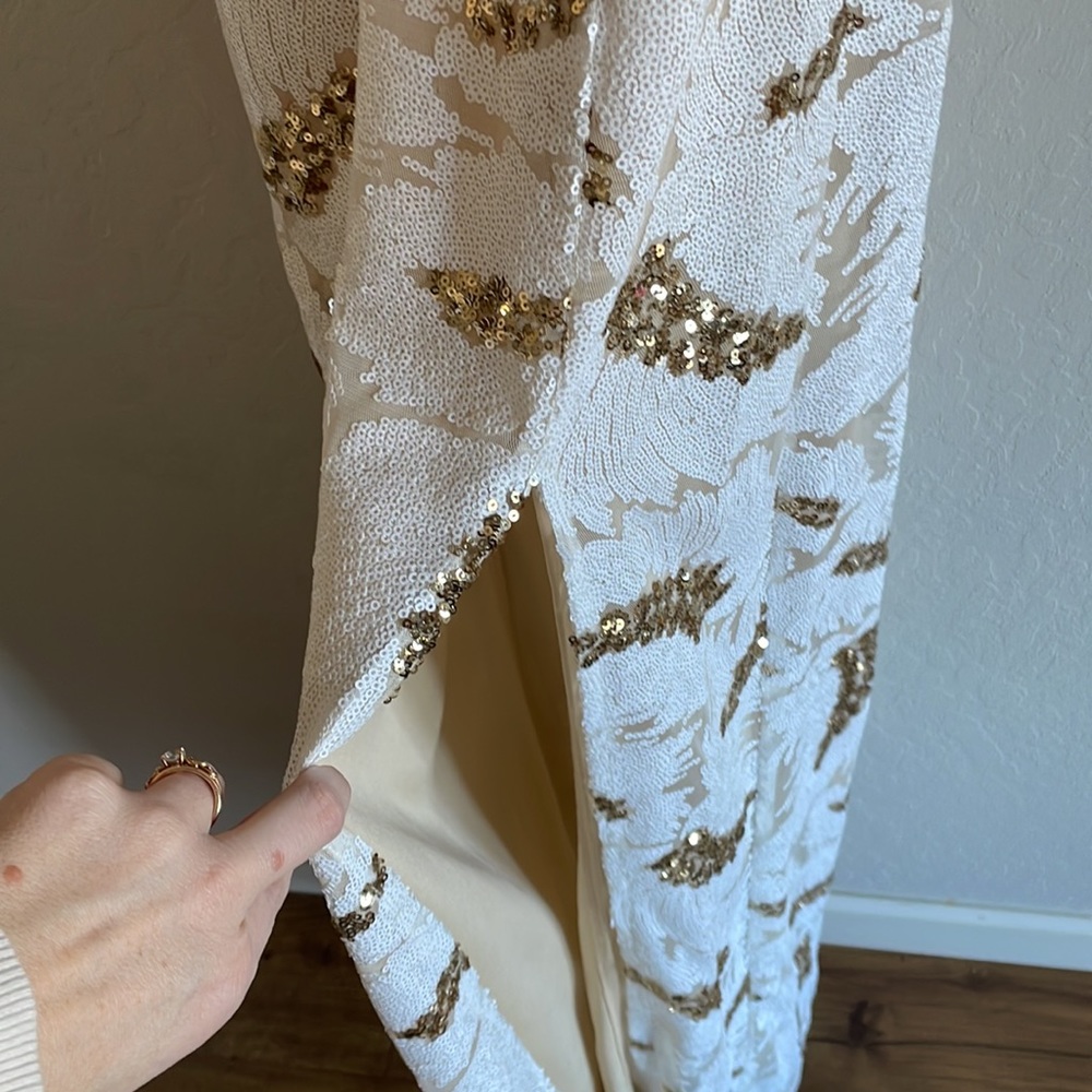 A. Drea Sequin Gown View 3